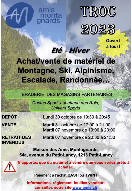 Rappel Troc Des Amis Montagnards Deuxi Me Jour De Vente Mardi