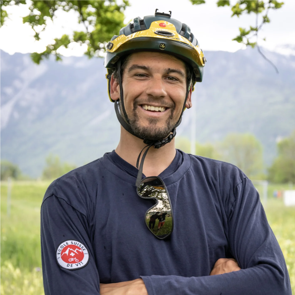 Loic Burri, instructeur VTT